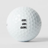'Golf. Grit. Glory.' Discipline Determination  ゴルフボール (正面)