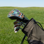 GOLF HEAD COVER - I Love Golf... and Cats, Too!! ゴルフヘッドカバー (インサイチュ)