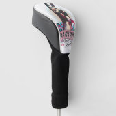 Golf Head Cover – Victory Peace & Love Pop-Art ゴルフヘッドカバー (アングル)