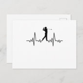 GOLF HEARTBEAT ゴルフウェア 男女 子供 ポストカード (正面/裏面)