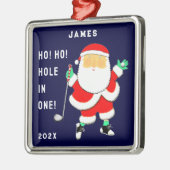 Golf Hole-on-one Keepsake Gift メタルオーナメント (左)