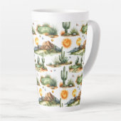 Golf  in Arizona  カフェラテマグ (右アングル)