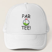 Golf Infusion "PAR TEE" Golf Logo | Golf Hat キャップ (正面)