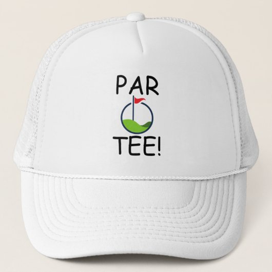 Golf Infusion "PAR TEE" Golf Logo | Golf Hat キャップ (正面)