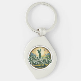 Golf Is Discipline Disguised as Fun キーホルダー