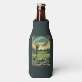 Golf Is Discipline Disguised as Fun | Motivational ボトルクーラー (ボトル正面)