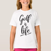 Golf is life tシャツ (正面)