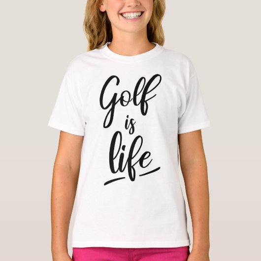 Golf is life tシャツ (正面)