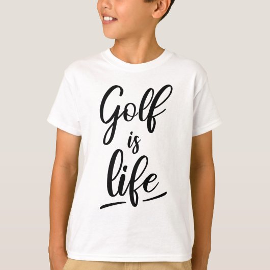 Golf is life tシャツ (正面)