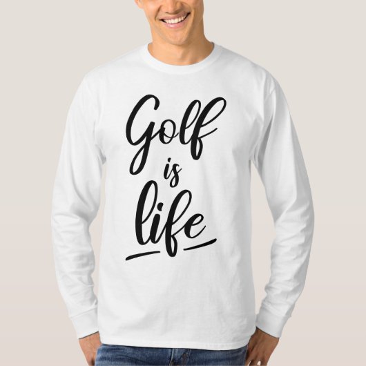 Golf is life tシャツ (正面)