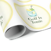 Golf Is Tonic | ゴルフ ギフト ラッピング ペーパー (ロールコーナー)