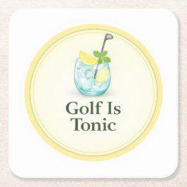 Golf Is Tonic | ゴルフ ドリンクウェア コースター