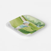 Golf It's Boy for Baby Shower ペーパープレート (傾斜あり)