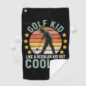 Golf Kids Funny Young Golfer & Golfing Lover Gift  ゴルフタオル (インサイチュ)