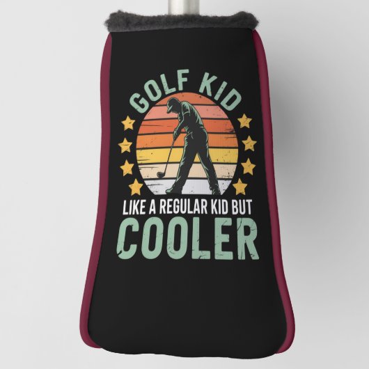 Golf Kids Funny Young Golfer & Golfing Lover Gift  ゴルフヘッドカバー (回転90)