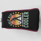 Golf Kids Funny Young Golfer & Golfing Lover Gift  ゴルフヘッドカバー (正面)