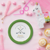 Golf "Last swing Before the ring" Bridal Shower  ペーパープレート (パーティー)