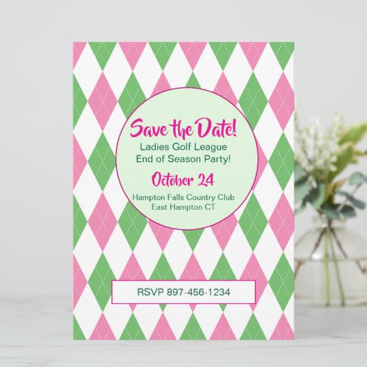 Golf League Season Finale Invitation – Custom (スタンド正面)