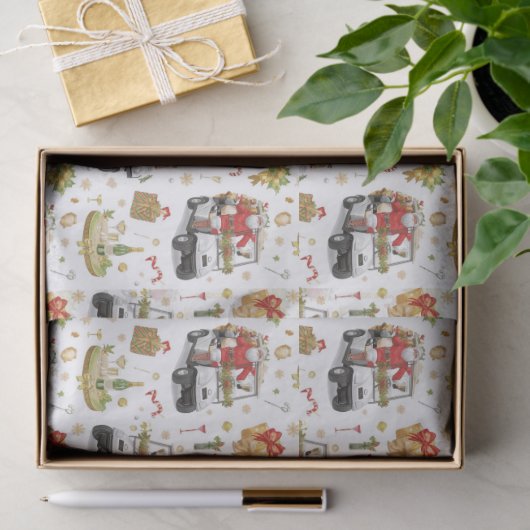 Golf “Let’s Par-Tee” Christmas Party Pattern 薄葉紙 (ギフト)