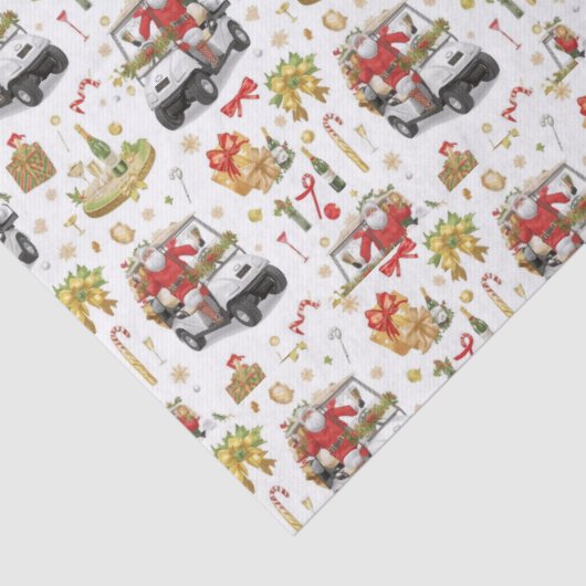 Golf “Let’s Par-Tee” Christmas Party Pattern 薄葉紙 (詳細)