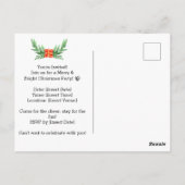 Golf Let’s Par tee with golf flag on green ポストカード (裏面)