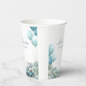 Golf Let's Par-tee Blue Baby Shower 紙コップ (右)