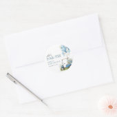 Golf Let's Par-tee Boy Baby Shower ラウンドシール (封筒)