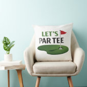 Golf Let's Par Tee for Golfer クッション (椅子)