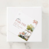 Golf Let's Par-tee Girl Baby Shower フェイバータグ (インサイチュ)