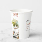 Golf Let's Par-tee Girl Baby Shower 紙コップ (右)