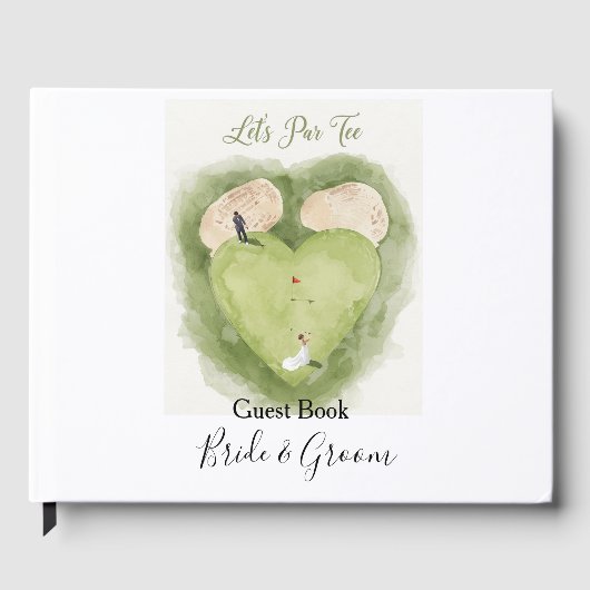 Golf Let's Par tee with Bride and Groom Wedding  ゲストブック (正面)
