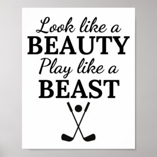 Golf:  Look like a beauty play like a beast. ポスター