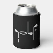 Golf Lover Golfer Golfing Club 缶クーラー (缶正面)