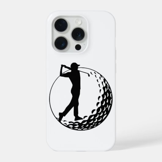 Golf Lover, Golfer  iPhoneケース (裏面)