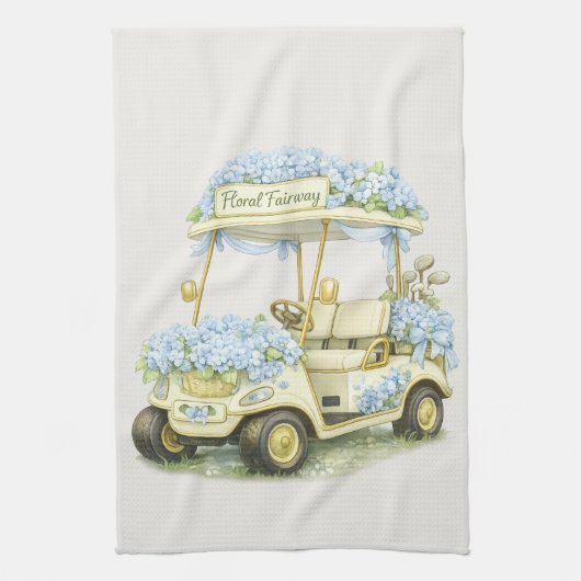 Golf Lover Tea Towel – Country Club Gift キッチンタオル (縦)