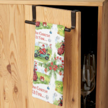 Golf May the course be with you Christmas Santa 