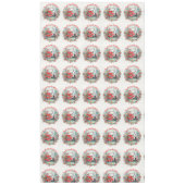 Golf May the course be with you Christmas Santa テーブルクロス (正面)