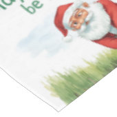 Golf May the course be with you Christmas Santa  テーブルクロス (アングル)