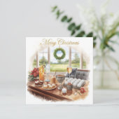 Golf Merry Christmas from Golf Course Clubhouse シーズンカード (スタンド正面)