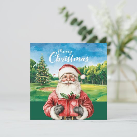 Golf Merry Christmas with Santa Claus for golfer  (スタンド正面)