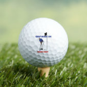 Golf Mode ON: Swing First | Funny Golfer Graphic T ゴルフボール (インサイチュ 木)