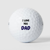 Golf modern i love you dad ゴルフボール (正面)