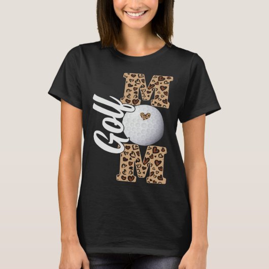 Golf Mom Motheru2019s Day Golf Sport  Womens Tシャツ (正面)