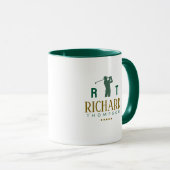 Golf Mug with Name for Elegant Golfers マグカップ (正面右)