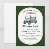 Golf Party Invitation 招待状 (正面/裏面)