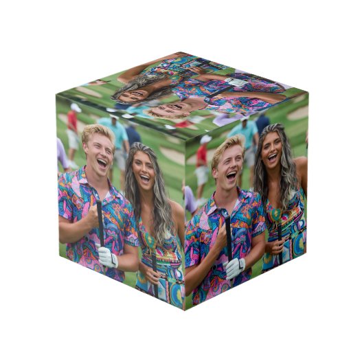 Golf Photo Customize Personalize フォトキューブ (裏面アングル)