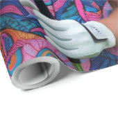 Golf Photo Customize Personalize ラッピングペーパー (ロールコーナー)