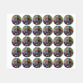 Golf Photo Customize Personalize ラベル (シート)