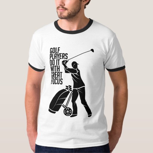 GOLF PLAYERシャツ – スタイルとカラーを選択 Tシャツ (正面)