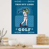 golf player ポスター (キッチン)